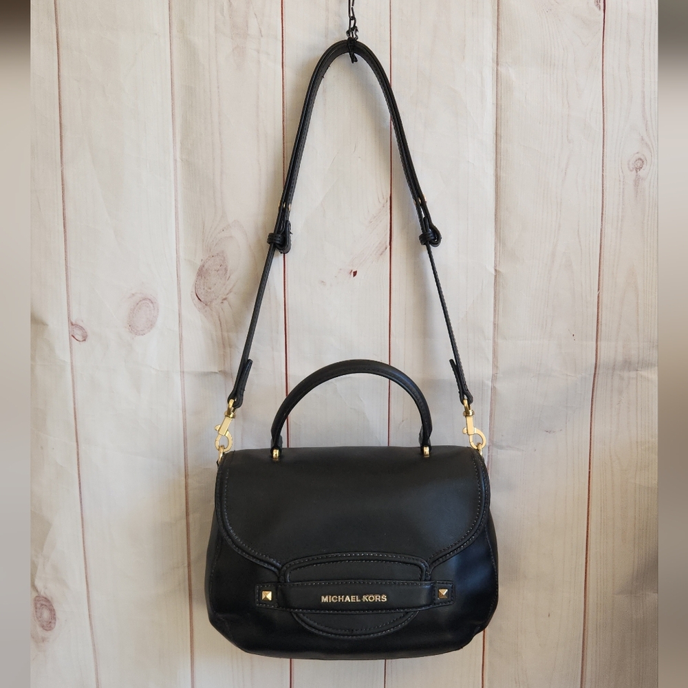 Michael Kors Black Leather Handbag